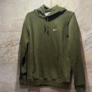 Olive green Nike hoodie